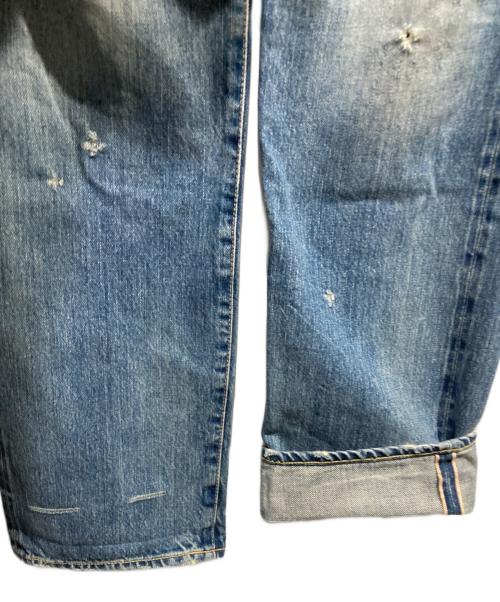 Hysteric Glamour（ヒステリックグラマー）Hysteric Glamour (ヒステリックグラマー) SP加工スタッズ小窓デニムパンツ インディゴ サイズ:W30の古着・服飾アイテム