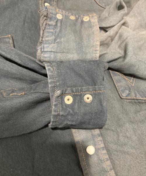 seven by seven（セブンバイセブン）SEVEN BY SEVEN (セブンバイセブン) 21SS 切替 ウエスタン デニム シャツ ネイビー サイズ:Ｌの古着・服飾アイテム