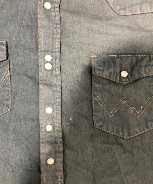 seven by seven（セブンバイセブン）SEVEN BY SEVEN (セブンバイセブン) 21SS 切替 ウエスタン デニム シャツ ネイビー サイズ:Ｌの古着・服飾アイテム