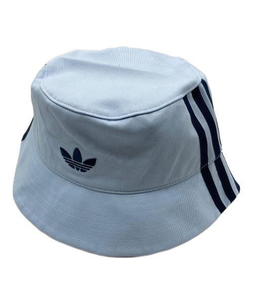 adidas（アディダス）adidas (アディダス) oasis (オアシス) バケットハット ブルー サイズ:57-60cmの古着・服飾アイテム