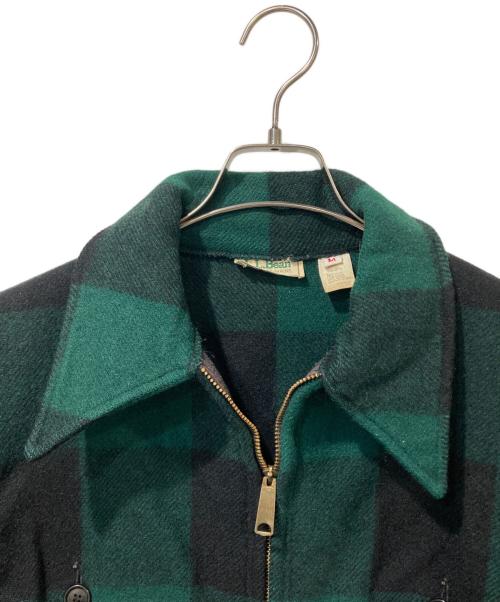 L.L.Bean（エルエルビーン）L.L.Bean (エルエルビーン) バッファローチェックウールマッキーノジャケット グリーン サイズ:Ｍの古着・服飾アイテム