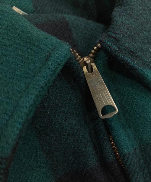 L.L.Bean（エルエルビーン）L.L.Bean (エルエルビーン) バッファローチェックウールマッキーノジャケット グリーン サイズ:Ｍの古着・服飾アイテム