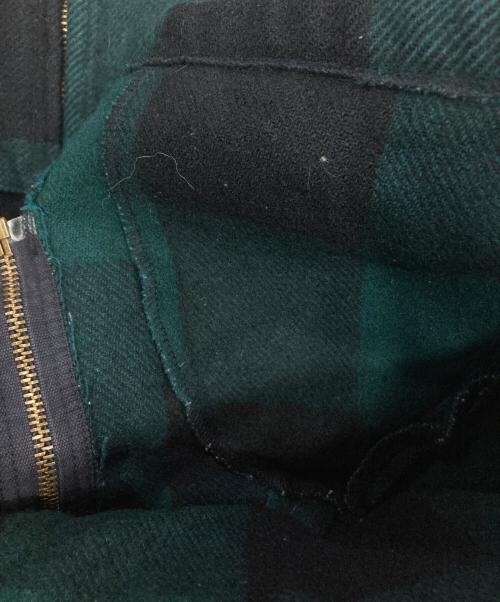 L.L.Bean（エルエルビーン）L.L.Bean (エルエルビーン) バッファローチェックウールマッキーノジャケット グリーン サイズ:Ｍの古着・服飾アイテム