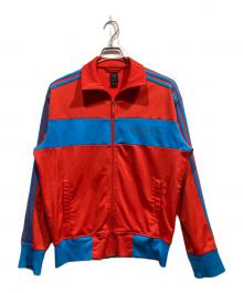 adidas（アディダス）の古着「トラックジャケット」｜レッド×ブルー