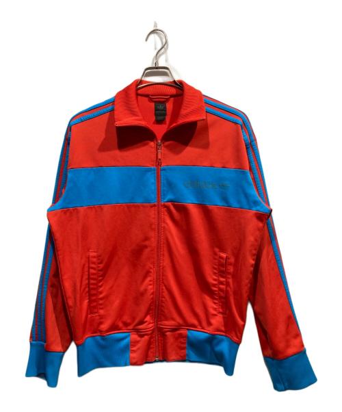 adidas（アディダス）adidas (アディダス) トラックジャケット レッド×ブルー サイズ:Sの古着・服飾アイテム