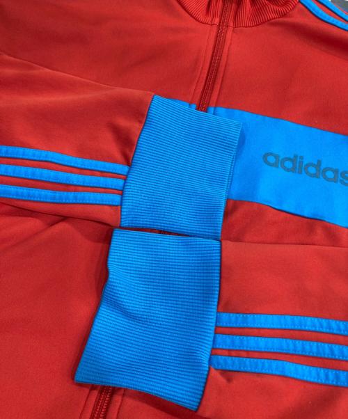 adidas（アディダス）adidas (アディダス) トラックジャケット レッド×ブルー サイズ:Sの古着・服飾アイテム