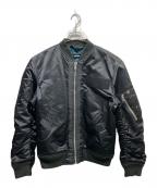 DIESELディーゼル）の古着「ボンバージャケット」｜ブラック