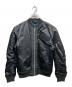 DIESEL（ディーゼル）の古着「ボンバージャケット」｜ブラック