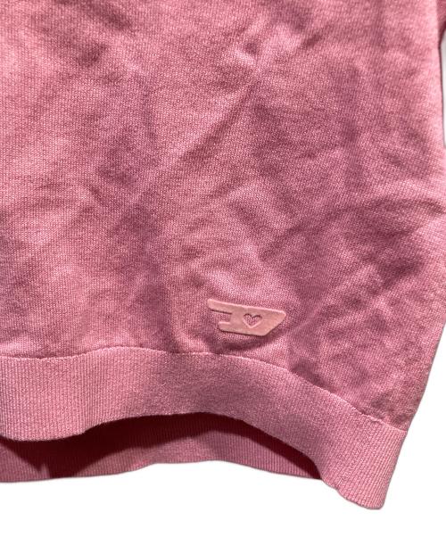 DIESEL（ディーゼル）DIESEL (ディーゼル) M-ARIKA-NEW クロップドカーディガン ピンク サイズ:Sの古着・服飾アイテム