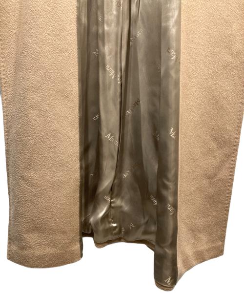 MaxMara（マックスマーラ）MaxMara (マックスマーラ) キャメルベルテットコート ブラウン サイズ:40の古着・服飾アイテム