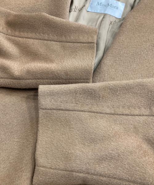 MaxMara（マックスマーラ）MaxMara (マックスマーラ) キャメルベルテットコート ブラウン サイズ:40の古着・服飾アイテム