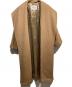 中古・古着 MaxMara (マックスマーラ) キャメルベルテットコート ブラウン サイズ:40：80000円