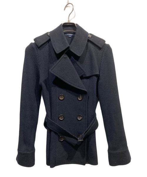 BURBERRY LONDON（バーバリーロンドン）BURBERRY LONDON (バーバリーロンドン) カシミヤ混ジャケット ネイビー サイズ:SIZE2の古着・服飾アイテム