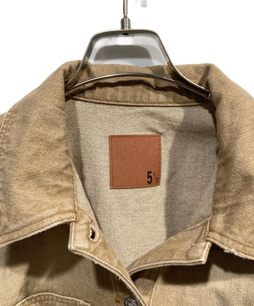 5 1/2（ファイブアンドハーフ）5 1/2 (ファイブアンドハーフ) M-35 JACKET ブラウン サイズ:SIZE Freeの古着・服飾アイテム