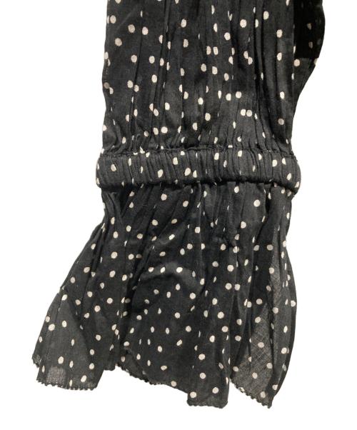 JOURNAL STANDARD relume（ジャーナルスタンダード レリューム）JOURNAL STANDARD relume (ジャーナルスタンダード レリューム) コットンボイルクリンクルタックフリルプルオーバー ブラック サイズ:SIZE Free 未使用品の古着・服飾アイテム