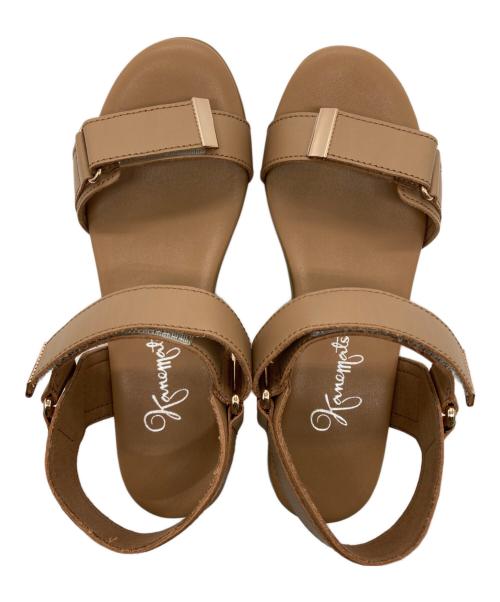 GINZA kanematsu（ギンザ カネマツ）GINZA Kanematsu (ギンザ カネマツ) ストラップサンダル ベージュ サイズ:23.0cmの古着・服飾アイテム