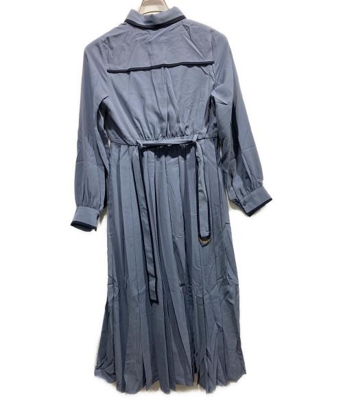 Andemiu（アンデミュウ）Andemiu (アンデミュウ) ハイショクシャツワンピース ブルー サイズ:FREE 未使用品の古着・服飾アイテム