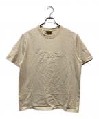 maison kitsuneメゾンキツネ）の古着「CRAFTED PROFILE FOX Tシャツ」｜ベージュ