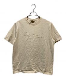 maison kitsune（メゾンキツネ）の古着「CRAFTED PROFILE FOX Tシャツ」｜ベージュ