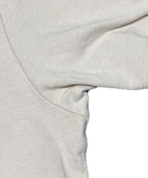 maison kitsune（メゾンキツネ）maison kitsune (メゾンキツネ) CRAFTED PROFILE FOX Tシャツ ベージュ サイズ:Lの古着・服飾アイテム