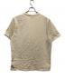 maison kitsune (メゾンキツネ) CRAFTED PROFILE FOX Tシャツ ベージュ サイズ:L：8000円