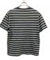 MAISON KITSUNE (メゾンキツネ) PROFILE FOX PATCH STRIPED COMFORT TEE SHIRT マルチカラー サイズ:L：8000円