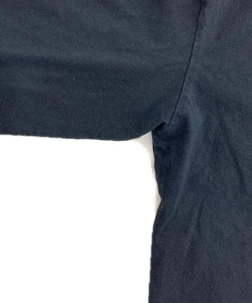 maison kitsune（メゾンキツネ）maison kitsune (メゾンキツネ) FOX HEAD PATCH REGULAR LONG-SLEEVED TEE-SHIRT ブラック サイズ:Lの古着・服飾アイテム