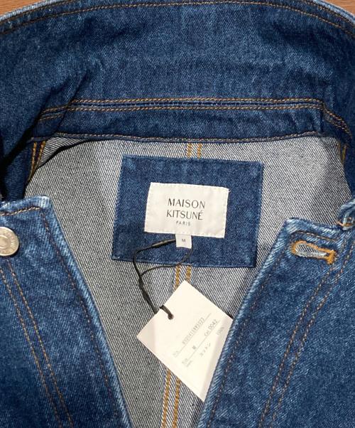 maison kitsune（メゾンキツネ）MAISON KITSUNE (メゾンキツネ) DENIM WORKWEAR JACKET インディゴ サイズ:Mの古着・服飾アイテム