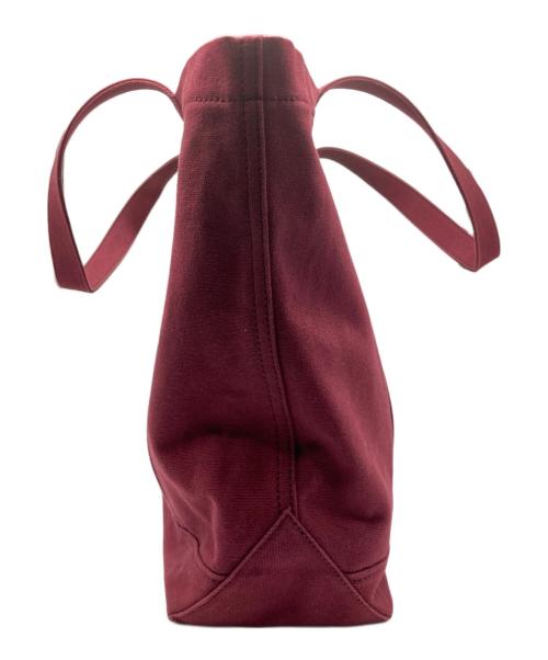 maison kitsune（メゾンキツネ）MAISON KITSUNE (メゾンキツネ) Fox Head Large Tote レッドの古着・服飾アイテム