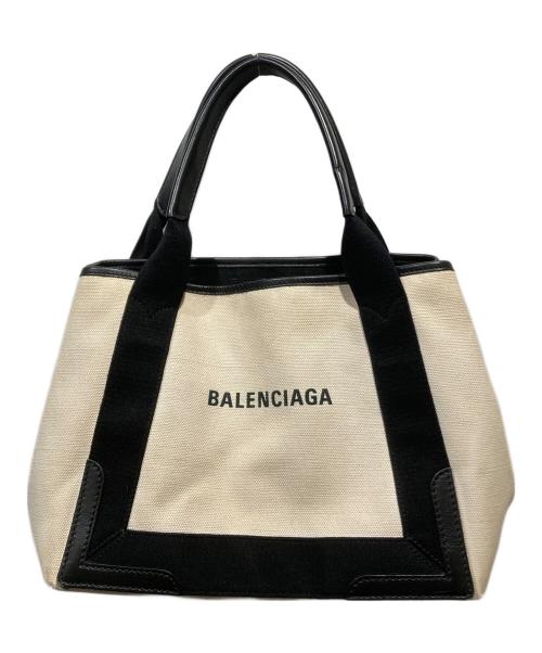 BALENCIAGA（バレンシアガ）BALENCIAGA (バレンシアガ) カバスSキャンバストートバッグ ベージュの古着・服飾アイテム