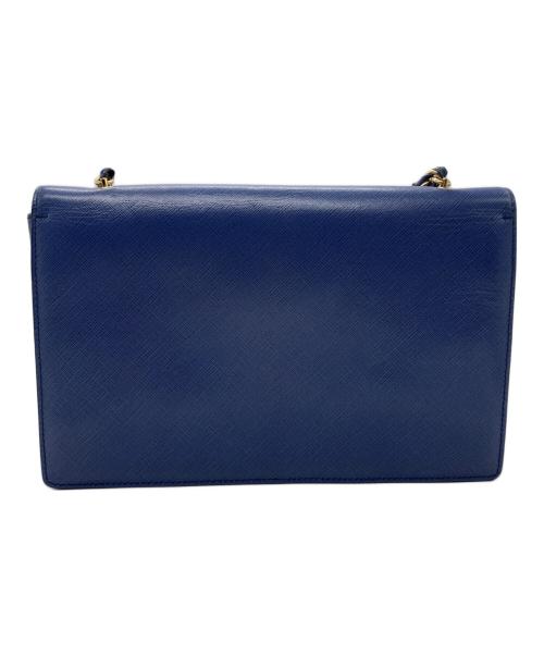 Salvatore Ferragamo（サルヴァトーレ フェラガモ）Salvatore Ferragamo (サルヴァトーレ フェラガモ) ヴァラリボンチェーンショルダーバッグ ブルーの古着・服飾アイテム