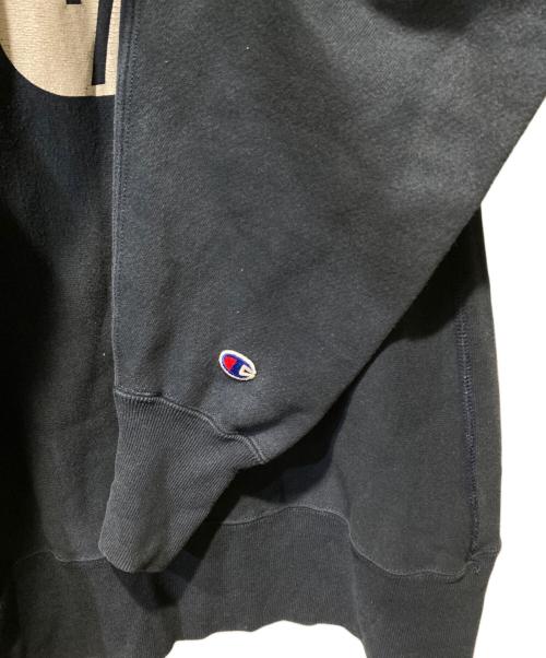 Champion（チャンピオン）Champion (チャンピオン) プリントスウェット ネイビー サイズ:Lの古着・服飾アイテム