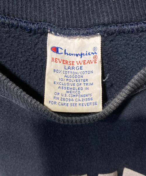 Champion（チャンピオン）Champion (チャンピオン) プリントスウェット ネイビー サイズ:Lの古着・服飾アイテム