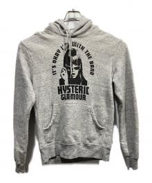 Hysteric Glamour（ヒステリックグラマー）の古着「プルオーバーパーカー」｜グレー