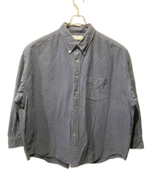 Graphpaper（グラフペーパー）Graphpaper (グラフペーパー) Oxford Oversized B.D Shirt ネイビー サイズ:freeの古着・服飾アイテム