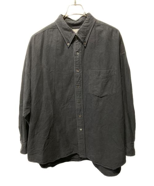 Graphpaper（グラフペーパー）Graphpaper (グラフペーパー) Oxford Oversized B.D Shirt ブラック サイズ:freeの古着・服飾アイテム