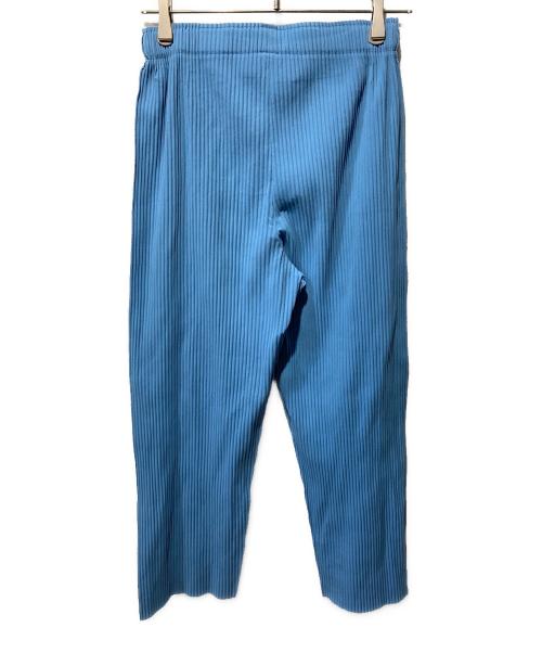 ISSEY MIYAKE me（イッセイ ミヤケ ミー）ISSEY MIYAKE me (イッセイ ミヤケ ミー) プリーツパンツ ブルー サイズ:-の古着・服飾アイテム