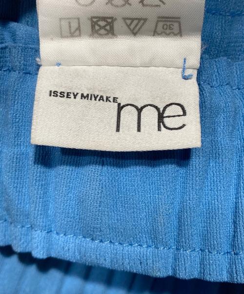 ISSEY MIYAKE me（イッセイ ミヤケ ミー）ISSEY MIYAKE me (イッセイ ミヤケ ミー) プリーツパンツ ブルー サイズ:-の古着・服飾アイテム