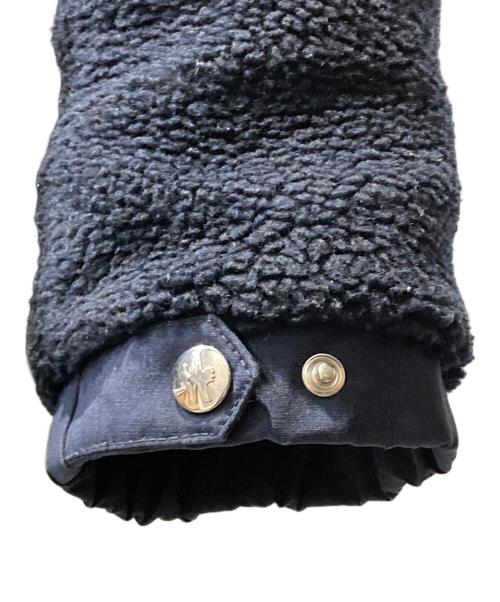 MONCLER（モンクレール）MONCLER (モンクレール) GIZEM ボアダウンジャケット ネイビー サイズ:14の古着・服飾アイテム