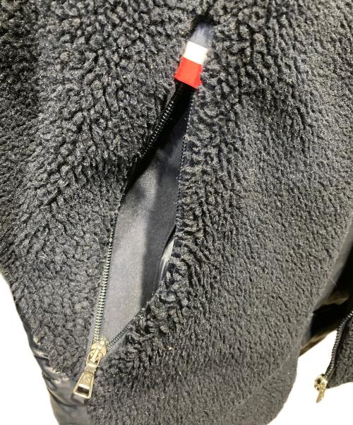 MONCLER（モンクレール）MONCLER (モンクレール) GIZEM ボアダウンジャケット ネイビー サイズ:14の古着・服飾アイテム