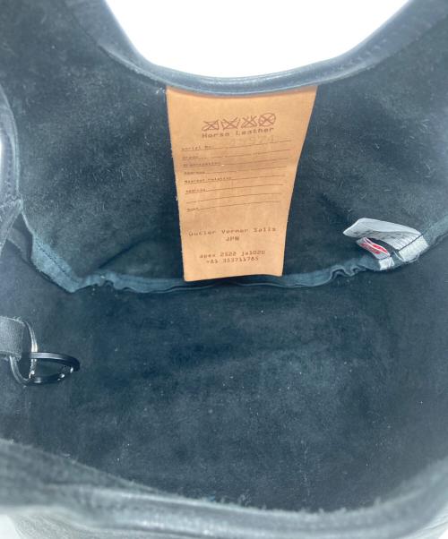BUTLER VERNER SAILS（バトラーバーナーセイルズ）butler verner sails (バトラーバーナーセイルズ) ホースレザーミニトートバッグ ブラックの古着・服飾アイテム