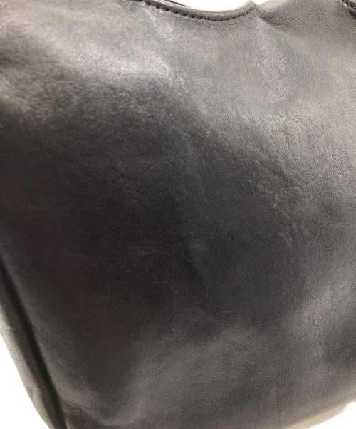 BUTLER VERNER SAILS（バトラーバーナーセイルズ）butler verner sails (バトラーバーナーセイルズ) ホースレザーミニトートバッグ ブラックの古着・服飾アイテム