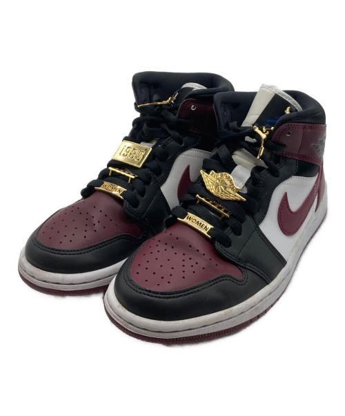 NIKE（ナイキ）NIKE (ナイキ) Air Jordan 1 Mid SE エアジョーダン 1 ボルドー サイズ:23.5cmの古着・服飾アイテム