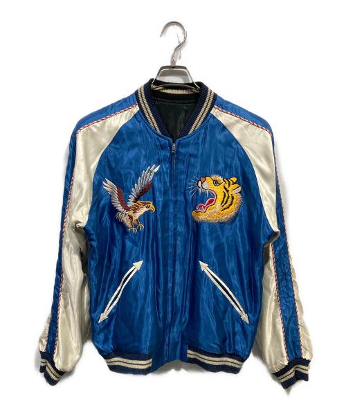 東洋エンタープライズ（トウヨウエンタープライズ）東洋エンタープライズ (トウヨウエンタープライズ) スカジャン ブラック×ブルー サイズ:Mの古着・服飾アイテム