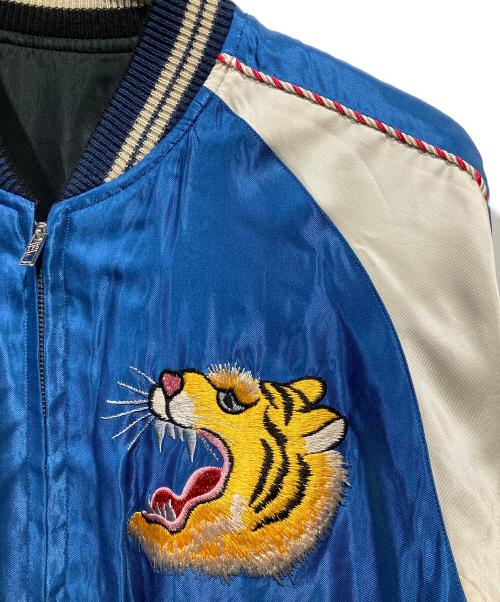 東洋エンタープライズ（トウヨウエンタープライズ）東洋エンタープライズ (トウヨウエンタープライズ) スカジャン ブラック×ブルー サイズ:Mの古着・服飾アイテム