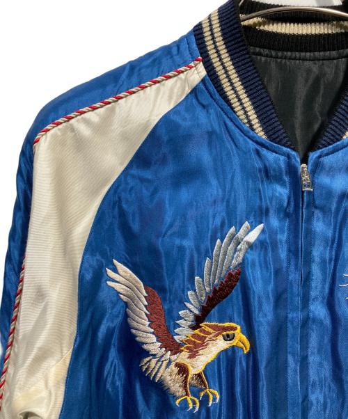 東洋エンタープライズ（トウヨウエンタープライズ）東洋エンタープライズ (トウヨウエンタープライズ) スカジャン ブラック×ブルー サイズ:Mの古着・服飾アイテム