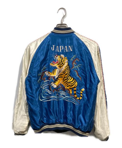 東洋エンタープライズ（トウヨウエンタープライズ）東洋エンタープライズ (トウヨウエンタープライズ) スカジャン ブラック×ブルー サイズ:Mの古着・服飾アイテム