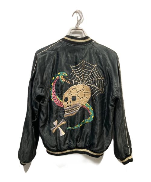 東洋エンタープライズ（トウヨウエンタープライズ）東洋エンタープライズ (トウヨウエンタープライズ) スカジャン ブラック×ブルー サイズ:Mの古着・服飾アイテム