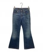GUCCIグッチ）の古着「ベルボトムデニムパンツ」｜インディゴ