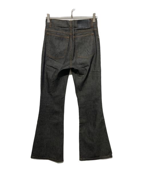 GUCCI（グッチ）GUCCI (グッチ) ベルボトムデニムパンツ ブラック サイズ:40の古着・服飾アイテム